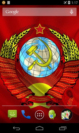 Télécharger La magie du drapeau: URSS , fond d'écran animé gratuit pour Android sur le bureau. 