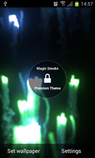 Télécharger La fumée magique , fond d'écran animé gratuit pour Android sur le bureau. 