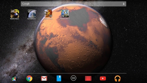 Télécharger Mars, fond d'écran animé gratuit pour Android sur le bureau. 