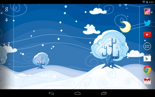 Télécharger Nuit sibérienne , fond d'écran animé gratuit pour Android sur le bureau. 