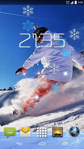 La capture d'écran Snowboarding pour le portable et la tablette.