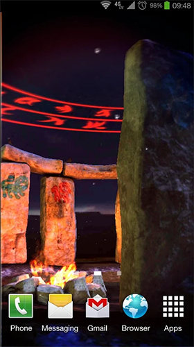 La capture d'écran Stonehenge 3D pour le portable et la tablette.
