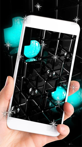 La capture d'écran Boule technologique de néon en verre  pour le portable et la tablette.