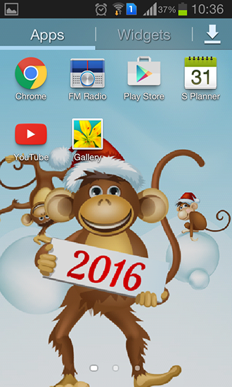 Télécharger Année du singe, fond d'écran animé gratuit pour Android sur le bureau. 