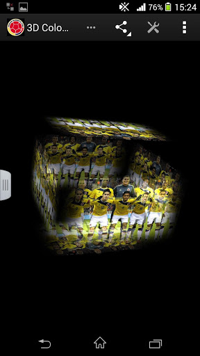 La capture d'écran 3D Equipe nationale de football de Colombie de football  pour le portable et la tablette.