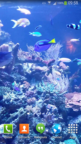 La capture d'écran Aquarium HD 2 pour le portable et la tablette.
