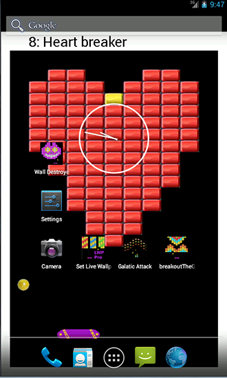 La capture d'écran Blocs Pro pour le portable et la tablette.