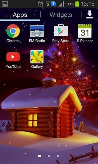 La capture d'écran Noël HD pour le portable et la tablette.