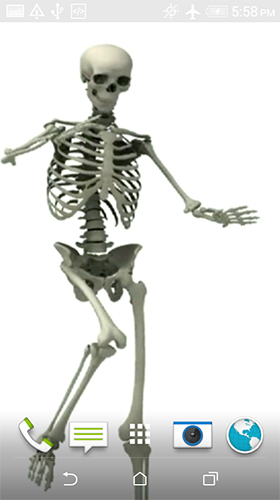 Squelette dansant 