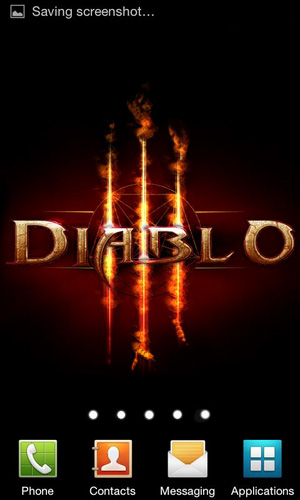 La capture d'écran Diablo 3: Feu  pour le portable et la tablette.