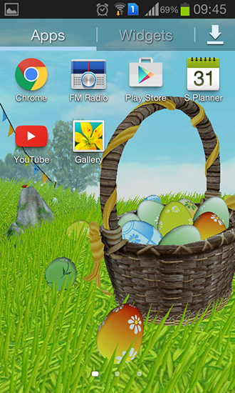 La capture d'écran Pâques: Prairie  pour le portable et la tablette.