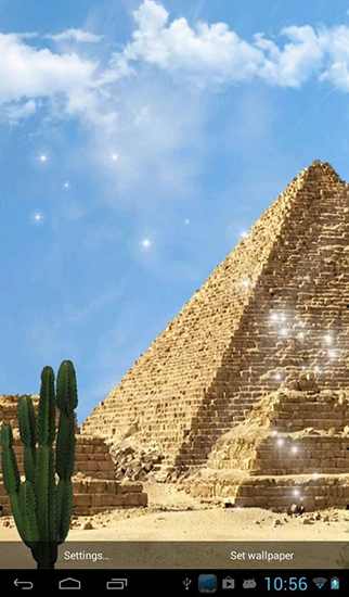 La capture d'écran Pyramides égyptiennes  pour le portable et la tablette.