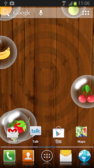 La capture d'écran Fruits  pour le portable et la tablette.