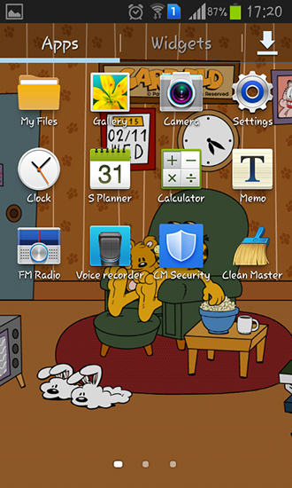 La capture d'écran Maison aimable: Garfield pour le portable et la tablette.