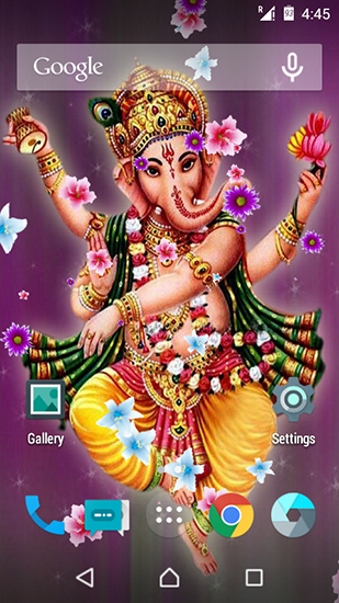 La capture d'écran Lord Ganesha HD pour le portable et la tablette.