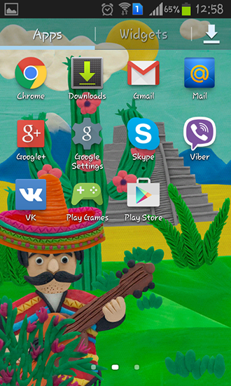 La capture d'écran Mexique pour le portable et la tablette.