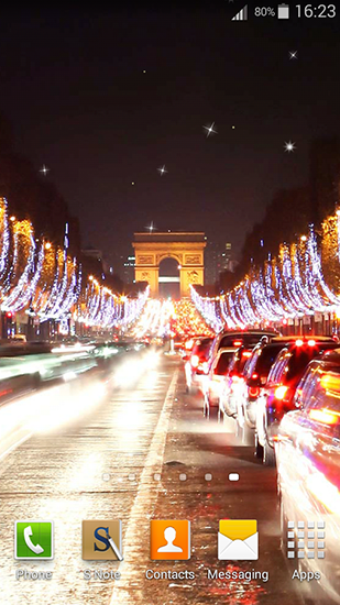 La capture d'écran Nuit à Paris  pour le portable et la tablette.