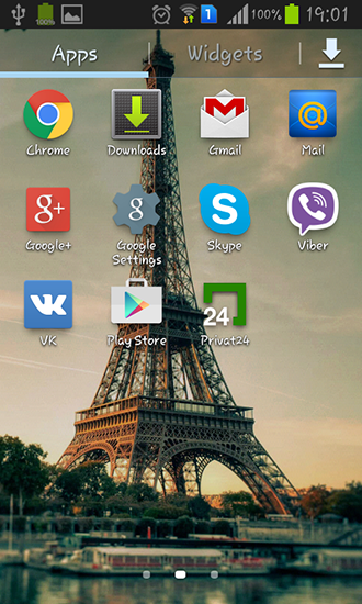 La capture d'écran Paris: La tour Eiffel  pour le portable et la tablette.