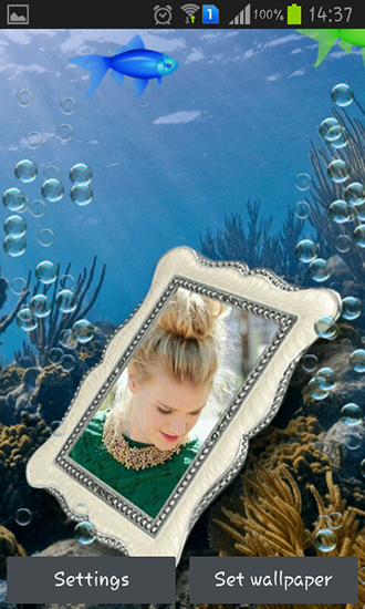 La capture d'écran Photo aquarium  pour le portable et la tablette.