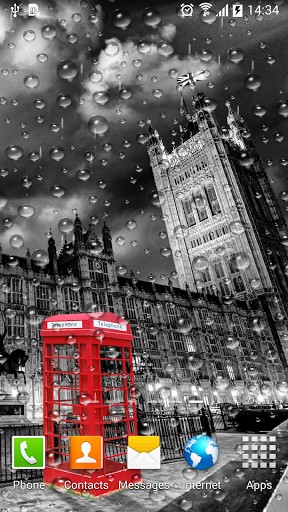 La capture d'écran London pluvieux  pour le portable et la tablette.
