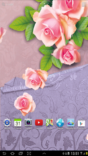 La capture d'écran Les roses pour le portable et la tablette.