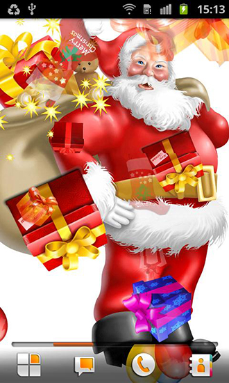La capture d'écran Santa Claus  pour le portable et la tablette.