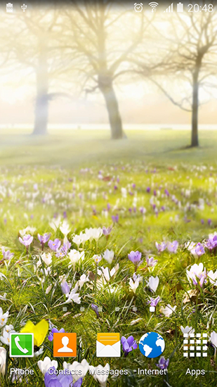 La capture d'écran Paysages de printemps  pour le portable et la tablette.