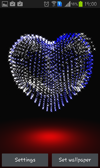 La capture d'écran Jour de la Saint-Valentin: Coeur 3D pour le portable et la tablette.