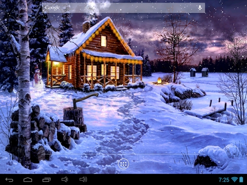 La capture d'écran Fête d'hiver  pour le portable et la tablette.
