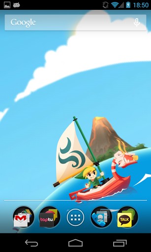 La capture d'écran Zelda: Le bâton du vent pour le portable et la tablette.