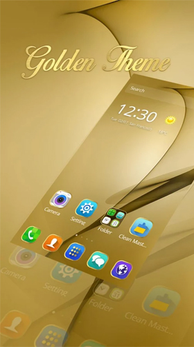 Thème d'or pour Samsung Galaxy S8 Plus 