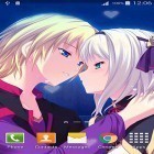 Outre le fond d'écran animé Fleurs de lilas  pour Android téléchargez l'apk gratuit de screensaver Animé amoureux .