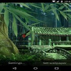 Outre le fond d'écran animé Géométrie de musique  pour Android téléchargez l'apk gratuit de screensaver Maison de bambou 3D .
