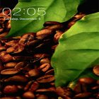 Outre le fond d'écran animé Feuilles d'érable  pour Android téléchargez l'apk gratuit de screensaver Café .