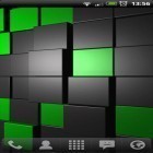 Outre le fond d'écran animé Coeurs de néon  pour Android téléchargez l'apk gratuit de screensaver Cubes mobiles  .