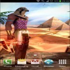 Outre le fond d'écran animé Boules spatiales  pour Android téléchargez l'apk gratuit de screensaver Egypte 3D .