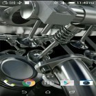 Outre le fond d'écran animé Diamants  pour Android téléchargez l'apk gratuit de screensaver Moteur V8 3D .