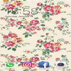 Outre le fond d'écran animé Un chat curieux pour Android téléchargez l'apk gratuit de screensaver Floral.
