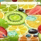 Outre le fond d'écran animé Le cœur de la batterie  pour Android téléchargez l'apk gratuit de screensaver Fruits .