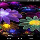 Outre le fond d'écran animé Tunnel pour Android téléchargez l'apk gratuit de screensaver Fleurs lumineux .