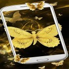 Téléchargez Papillon d'or  sur Android et d'autres fonds d'écran animés gratuits pour Sony Ericsson Yendo.