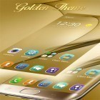 Outre le fond d'écran animé La galaxie ténébreuse  pour Android téléchargez l'apk gratuit de screensaver Thème d'or pour Samsung Galaxy S8 Plus .