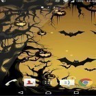 Outre le fond d'écran animé Les loups HD pour Android téléchargez l'apk gratuit de screensaver Halloween .