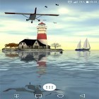 Outre le fond d'écran animé Sons des dauphins  pour Android téléchargez l'apk gratuit de screensaver Phare 3D .