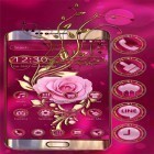 Outre le fond d'écran animé Plume du paon pour Android téléchargez l'apk gratuit de screensaver Rose de luxe vintage .