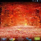 Outre le fond d'écran animé Le temps de montagne  pour Android téléchargez l'apk gratuit de screensaver Feuilles d'érable .