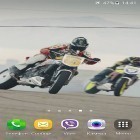 Outre le fond d'écran animé Galaxie nuageuse  pour Android téléchargez l'apk gratuit de screensaver Drift moto .