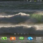 Outre le fond d'écran animé Ecran chaud pour Android téléchargez l'apk gratuit de screensaver Vagues d'océan .