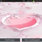 Outre le fond d'écran animé Aquarium avec les amphiprions 3D  pour Android téléchargez l'apk gratuit de screensaver Coeurs roses .