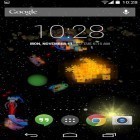 Outre le fond d'écran animé Dieu pour Android téléchargez l'apk gratuit de screensaver Flotte de pixel .